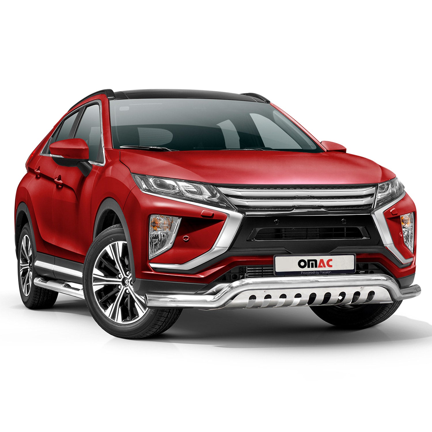 Frontbügelschutz Frontschutz für Mitsubishi Eclipse Cross 2018-2019 ABE Silber