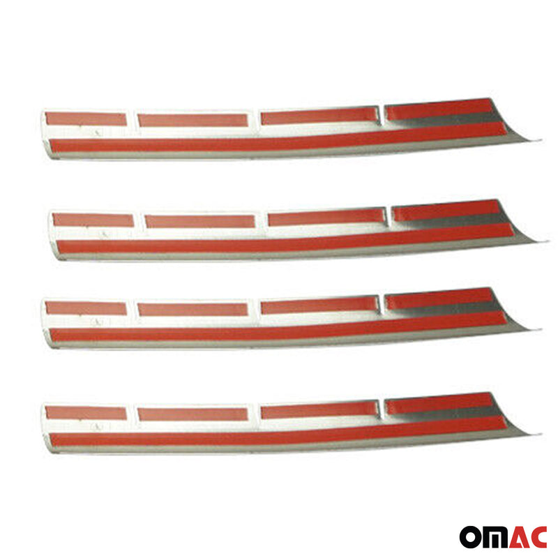 Kühlergrill Leisten Grillleisten für VW Transporter T5 2003-2010 Chrom Silber 8x
