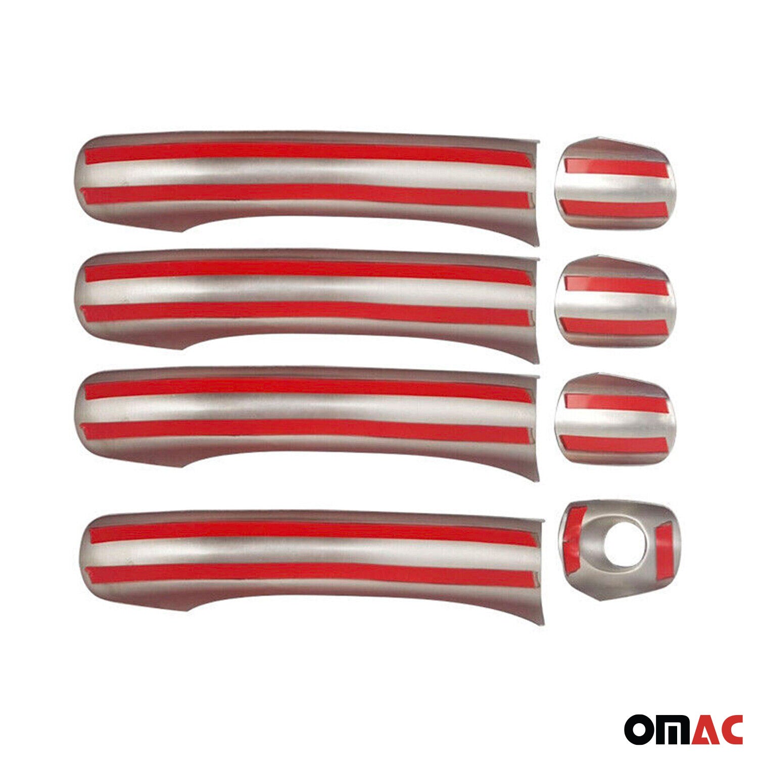 Chrom Türgriff Blende für VW Touareg 2003-2010 Edelstahl 8tlg