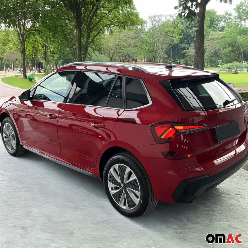 Fensterleisten Zierleisten für Skoda Kamiq 2020-2025 Edelstahl Chrom 6tlg