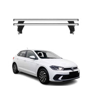 Menabo Dachträger Grundtäger für VW Polo 2021-2026 50kg Aluminium Silber 2 tlg