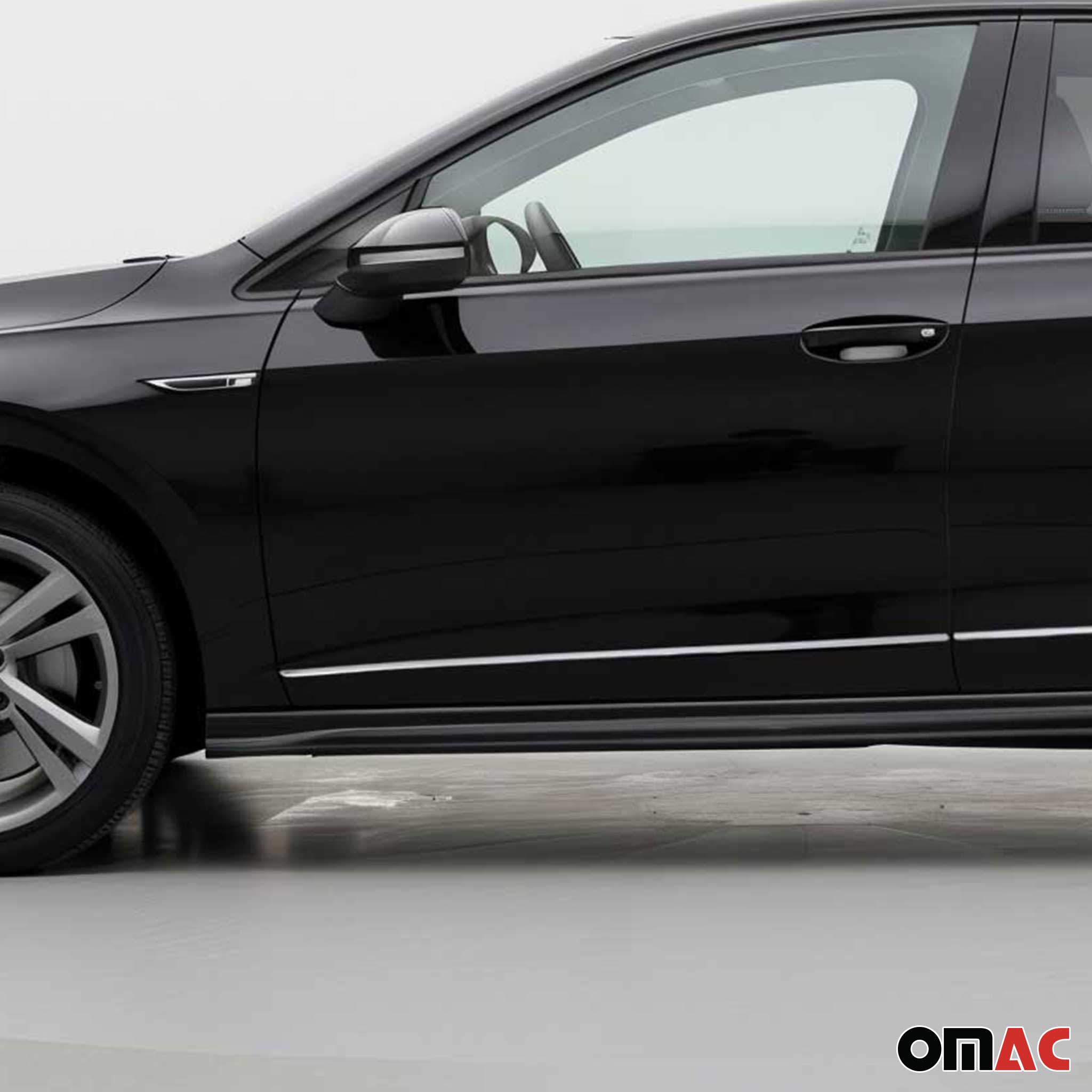 Seitentürleiste Türleisten Türschutzleisten für VW Golf 8 2019-2024 Edelstahl 4x