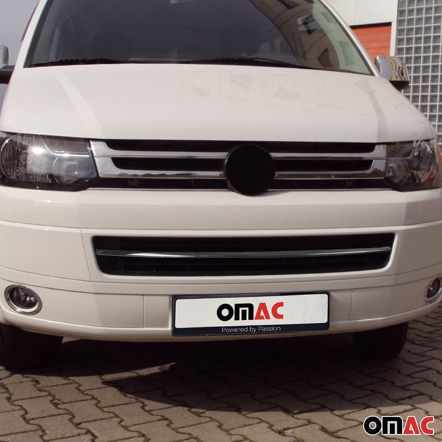 Kühlergrill Grillleisten für VW Transporter Multivan 2009-2015 Kohlefaser Carbon