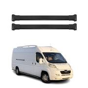 Dachträger Grundtäger für Peugeot Boxer 2006-2024 75kg Aluminium Schwarz 2 tlg