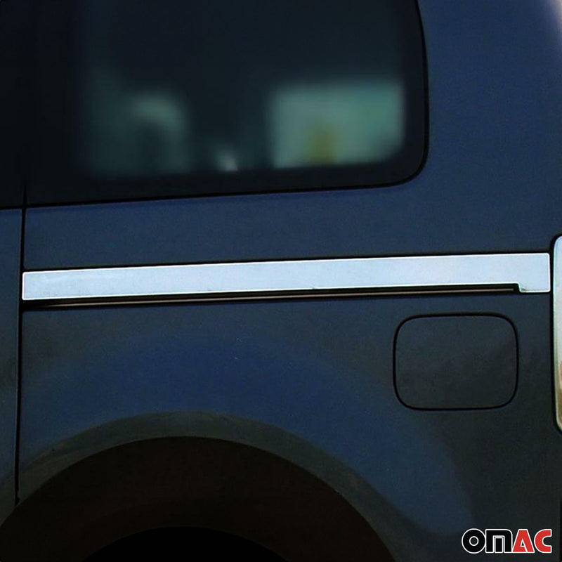Seitentürleiste Türleisten Türschutzleiste für VW Caddy 2003-2020 Edelstahl 2x