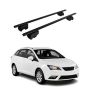 Dachträger Grundträger für Seat Ibiza mk4 Sport Tourer 2010-2017 75kg Schwarz 2x