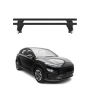 Menabo Dachträger Grundtäger für Hyundai Kona Electric 2018-2023 50kg Schwarz 2x
