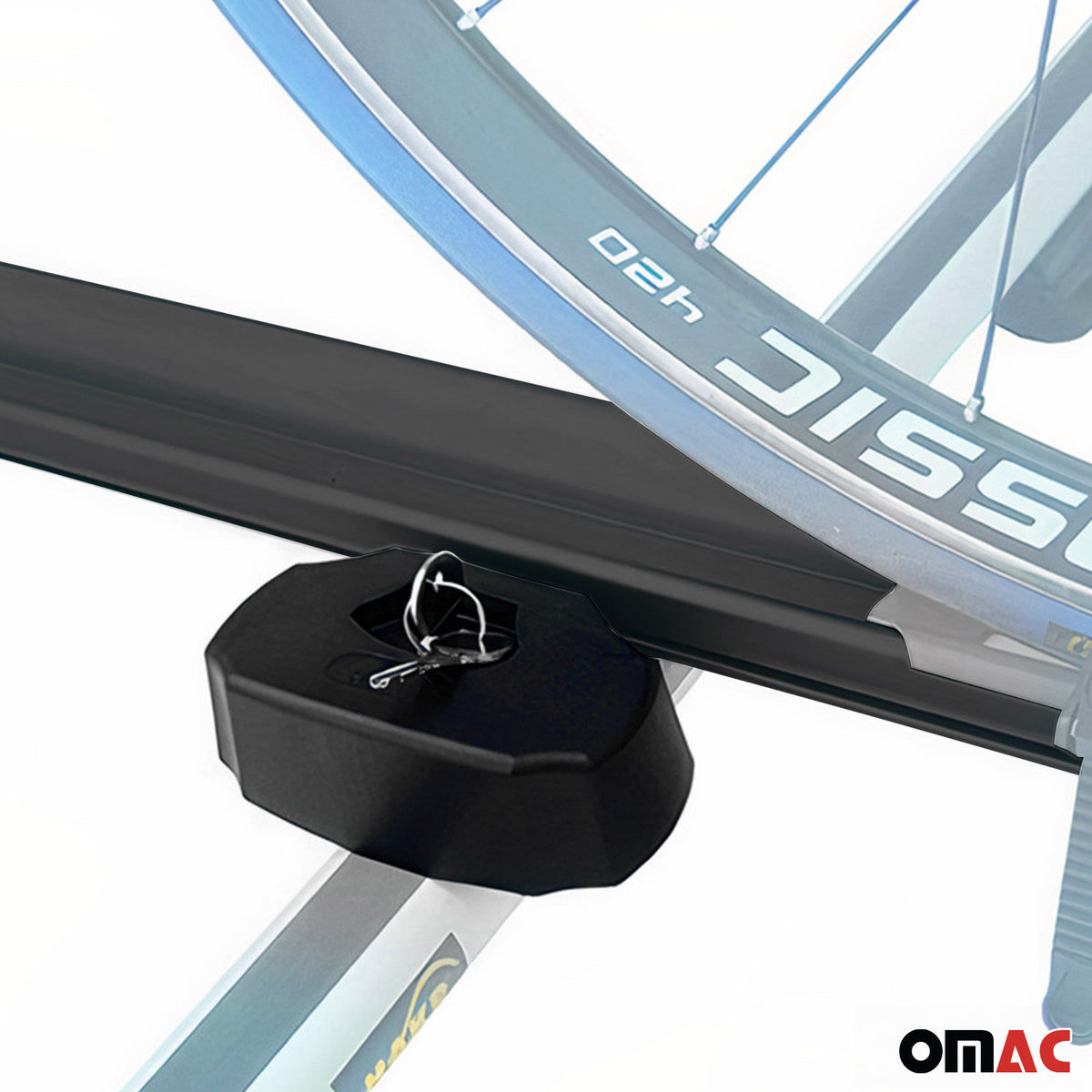 Fahrradträger Dachfahrradträger bis 17kg Aluminium Schwarz Fahrradhalter 3tlg
