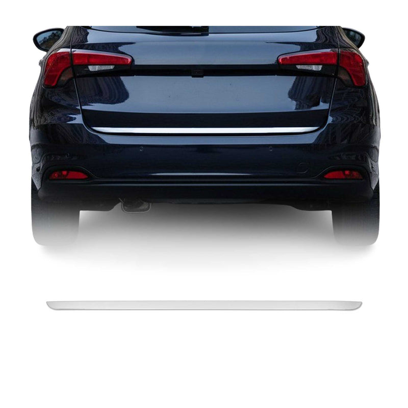 Kofferraumleiste Heckleiste für Fiat Tipo 2016-2025 Untere Edelstahl Chrom