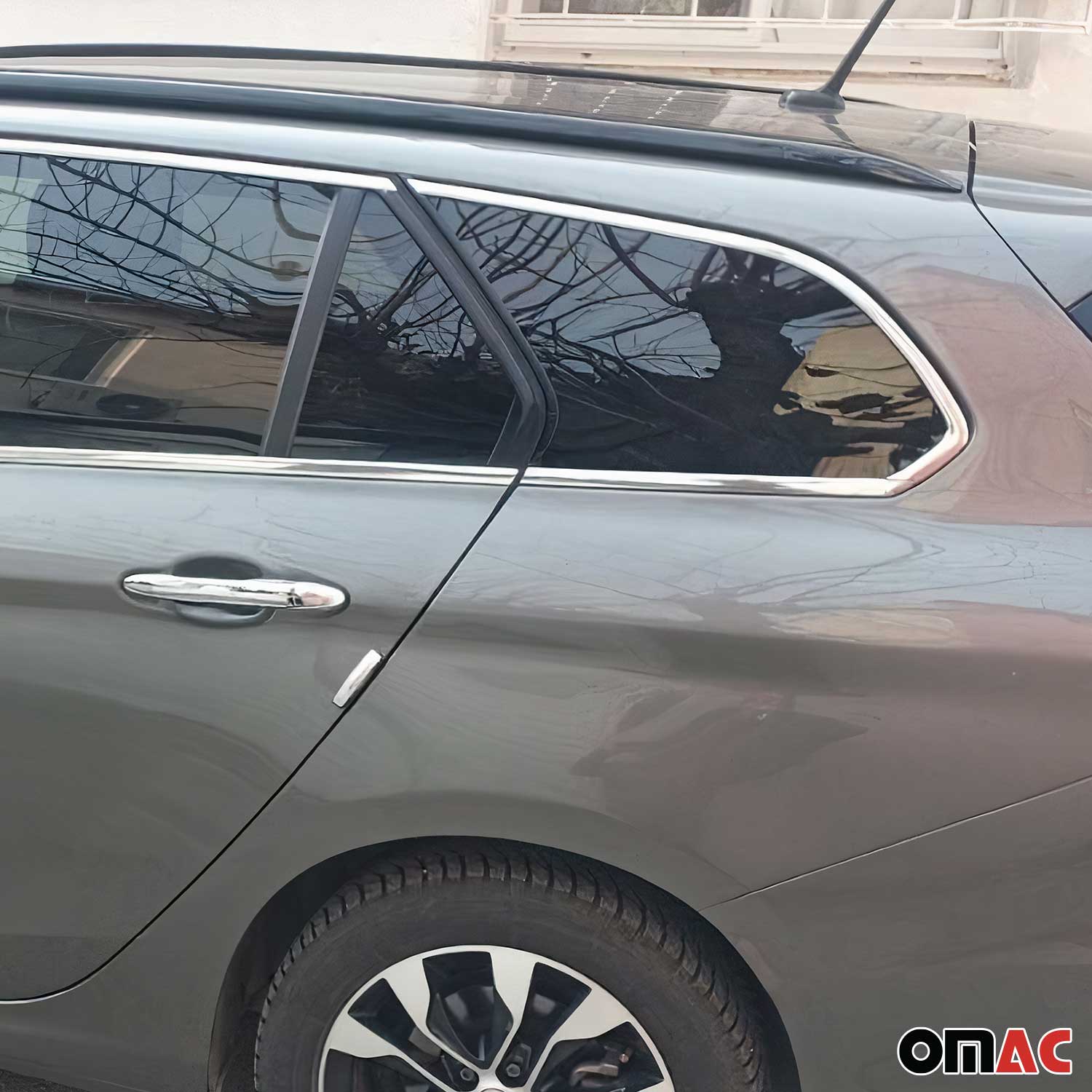 Fensterleisten Zierleisten für Fiat Tipo Kombi 2015-2026 Edelstahl Chrom 12tlg