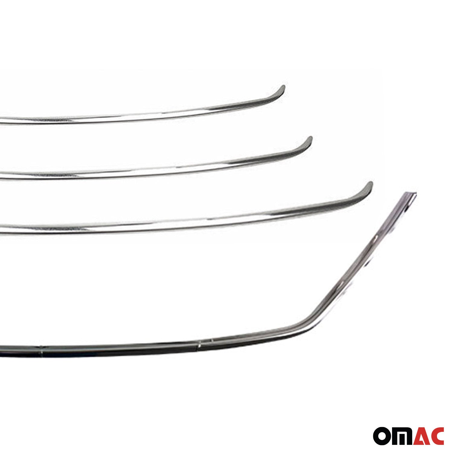 Kühlergrill Leisten Grillleisten für Hyundai ix35 2010-2015 Edelstahl Chrom 4x