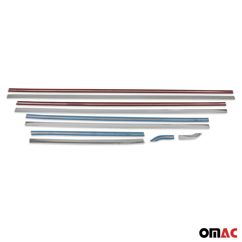 Fensterleisten Zierleisten für VW Crafter 2017-2025 L3/L4 Radstand Chrom 10tlg