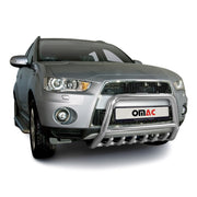 Frontbügel Frontschutzbügel für Mitsubishi Outlander 2010-2012 Stahl ABE Silber