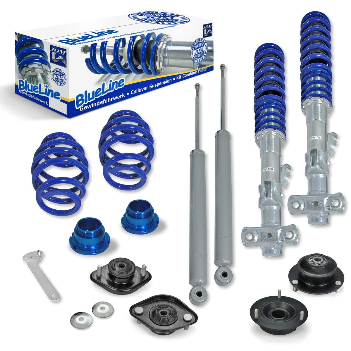 JOM BlueLine Gewindefahrwerk für BMW E36 4 6 Zylinder sowie Touring-Modelle 1992-2000