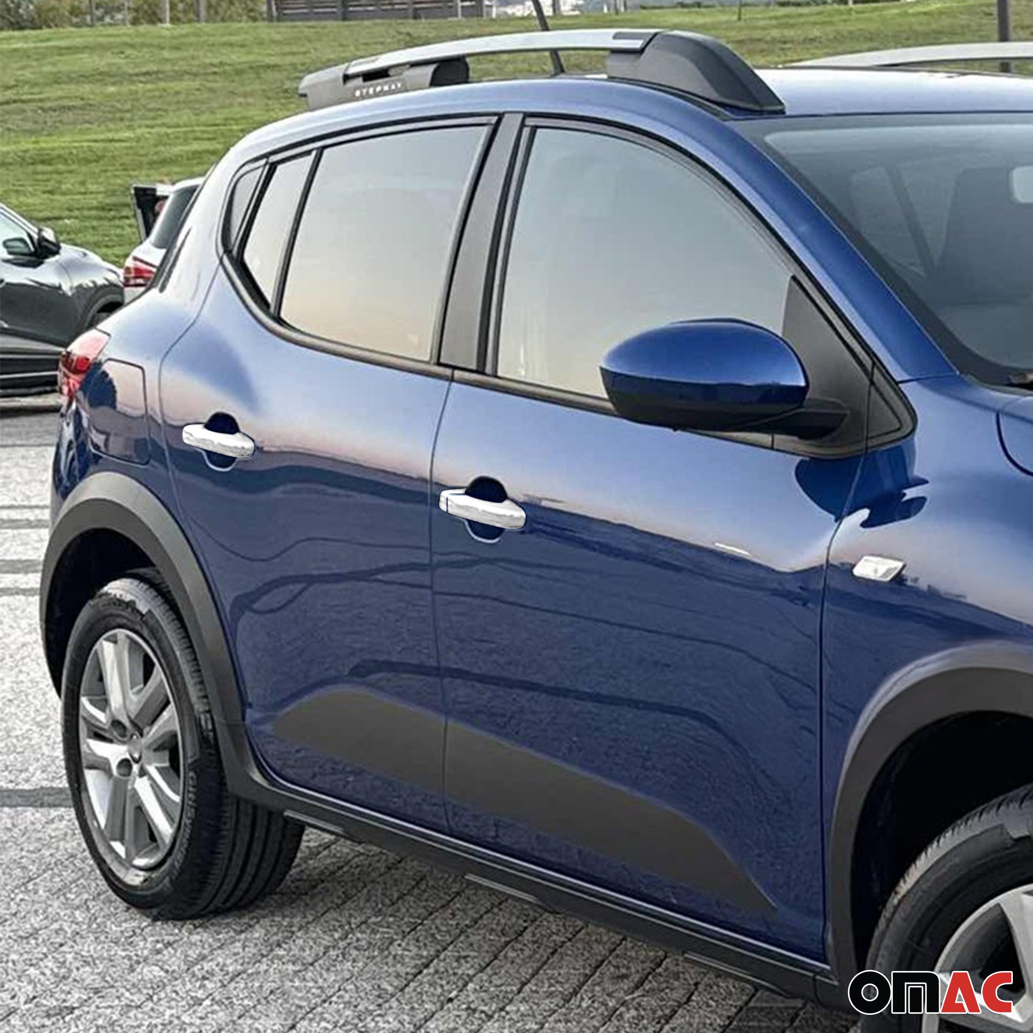 Chrom Türgriff Blende für Dacia Sandero III 2021-2026 Edelstahl 5tlg