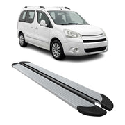 Seitenschweller Trittbretter Schweller für Citroen Berlingo L1 2008-18 Alu Grau