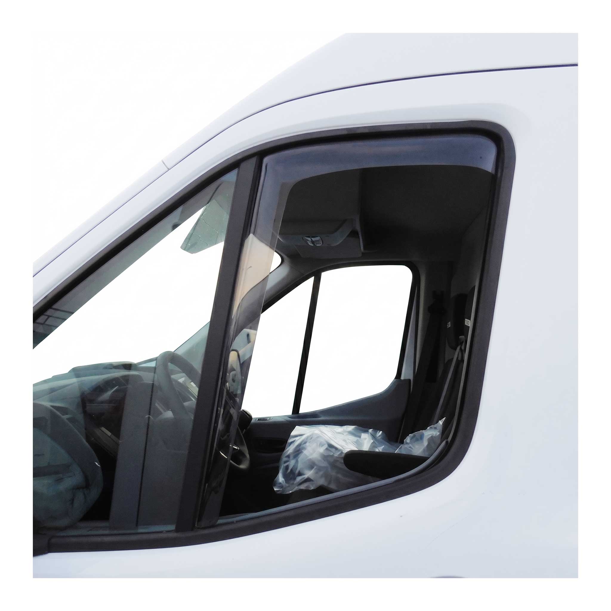 Windabweiser Regenabweiser für Nissan NV400 2010-2019 Pre-FL Dunkel Acryl 2tlg