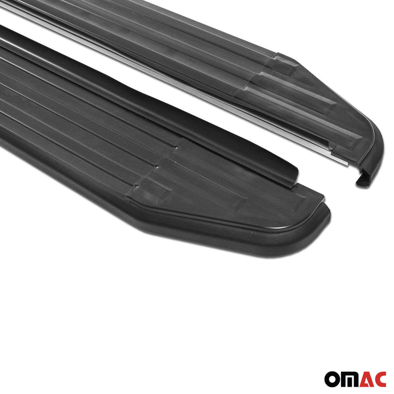 Trittbretter Seitenschweller für Mazda CX-5 2017-2024 Alu Schwarz ABE
