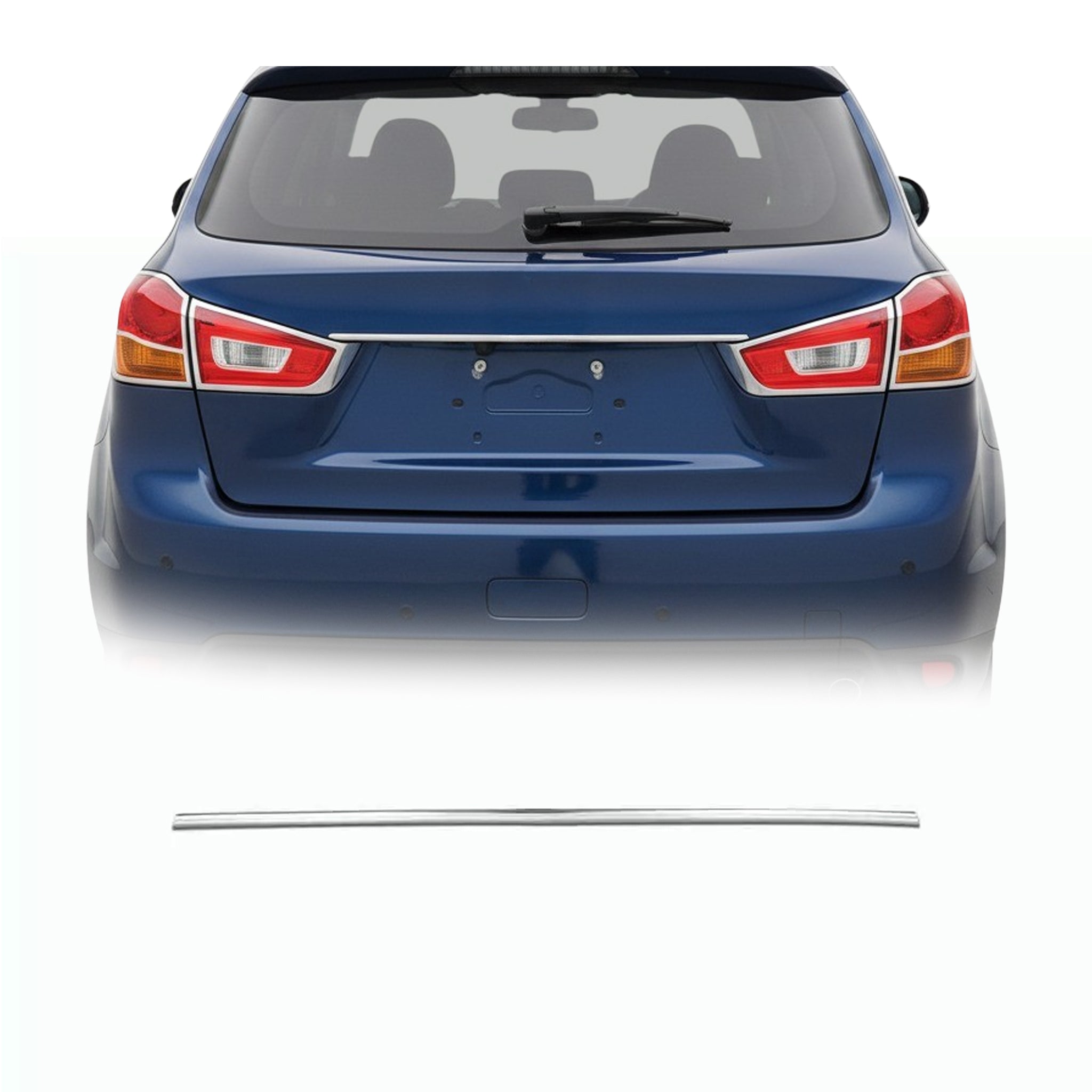 Heckklappe Kofferraumöffner für Kia Ceed Schrägheck 2007-2013 Edelstahl Chrom