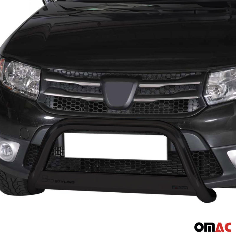 Frontbügel Frontschutzbügel für Dacia Sandero Stepway 2013-2020 Schwarz ø63mm