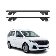 Dachträger Grundtäger für Ford Tourneo Connect III 2022-2026 Alu TÜV Schwarz 2x