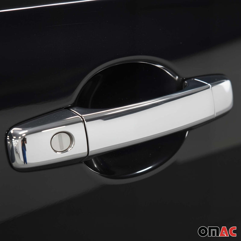 Türgriff Blende Türgriffkappen für Nissan Qashqai 2007-2014 Edelstahl Silber 4x