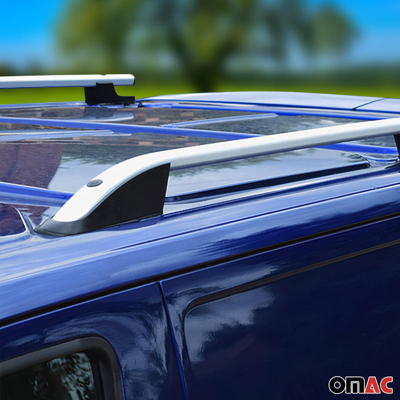 Alu Dachreling Querträger für Ford Transit 2014-2025 L2 Mittel Radstand Grau