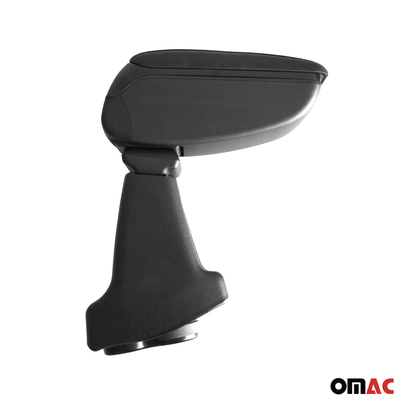 Armlehne Mittelarmlehne für Fiat 500 500C 2007-2015 PU-Leder ABS Schwarz