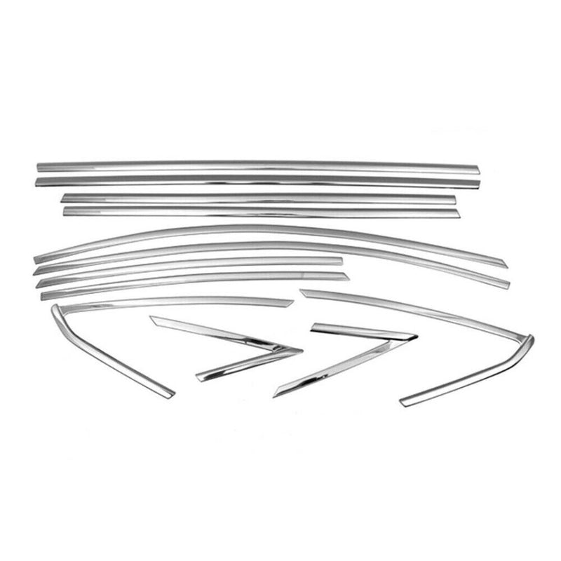 Window strips window frames for Ford Focus 2011-2018 notchback stainless steel 12x