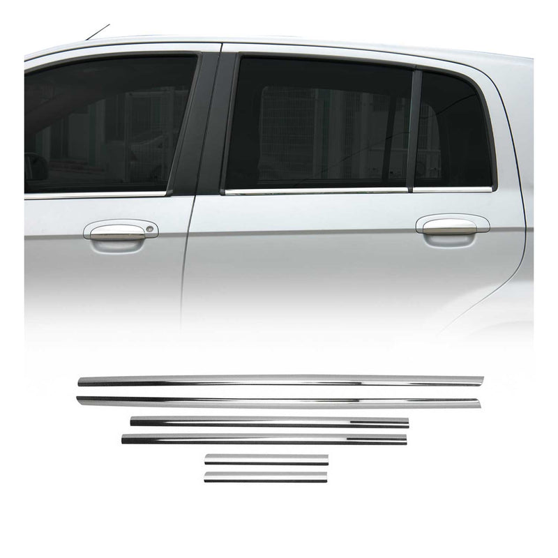 Fensterleisten Zierleisten für Hyundai Getz 2002-2011 Edelstahl Chrom 6tlg