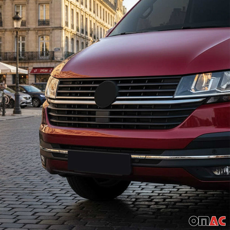 Kühlergrill Leisten für VW T6.1 Transporter 2019-2024 Highline Chrom 4x