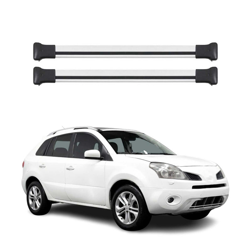 Dachträger Grundtäger für Renault Koleos mk2 2016-2025 75kg Alu Silber 2 tlg