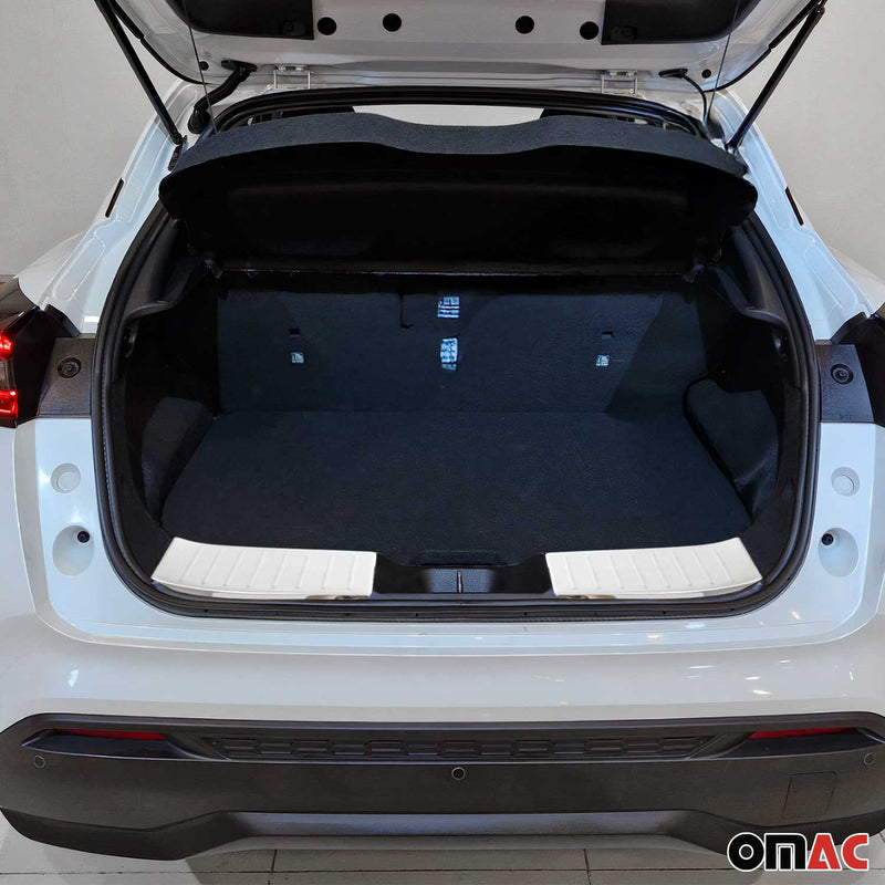 Innen Ladekantenschutz Stoßstange für Nissan Juke 2021-2025 Edelstahl 2tlg