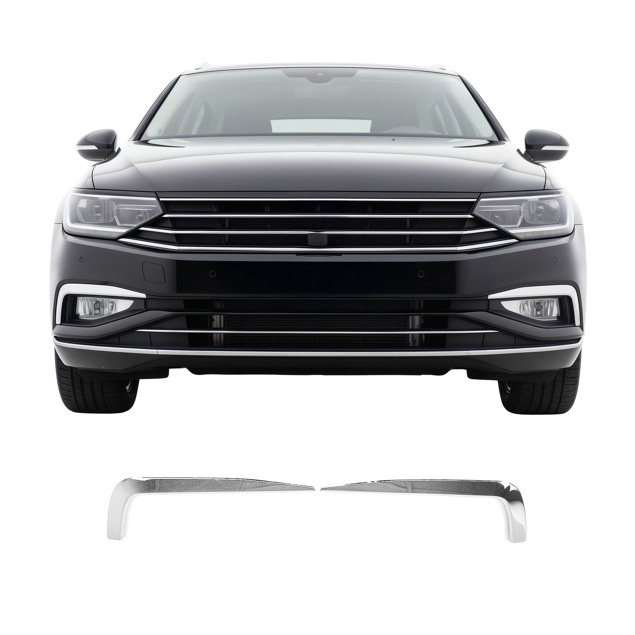 Nebelscheinwerfer Rahmen Chrom für VW Passat B8 2019-2021 Edelstahl 2x