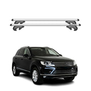 Menabo Dachträger Grundtäger für VW Touareg mk2 2010-2018 90kg Alu Silber 2x