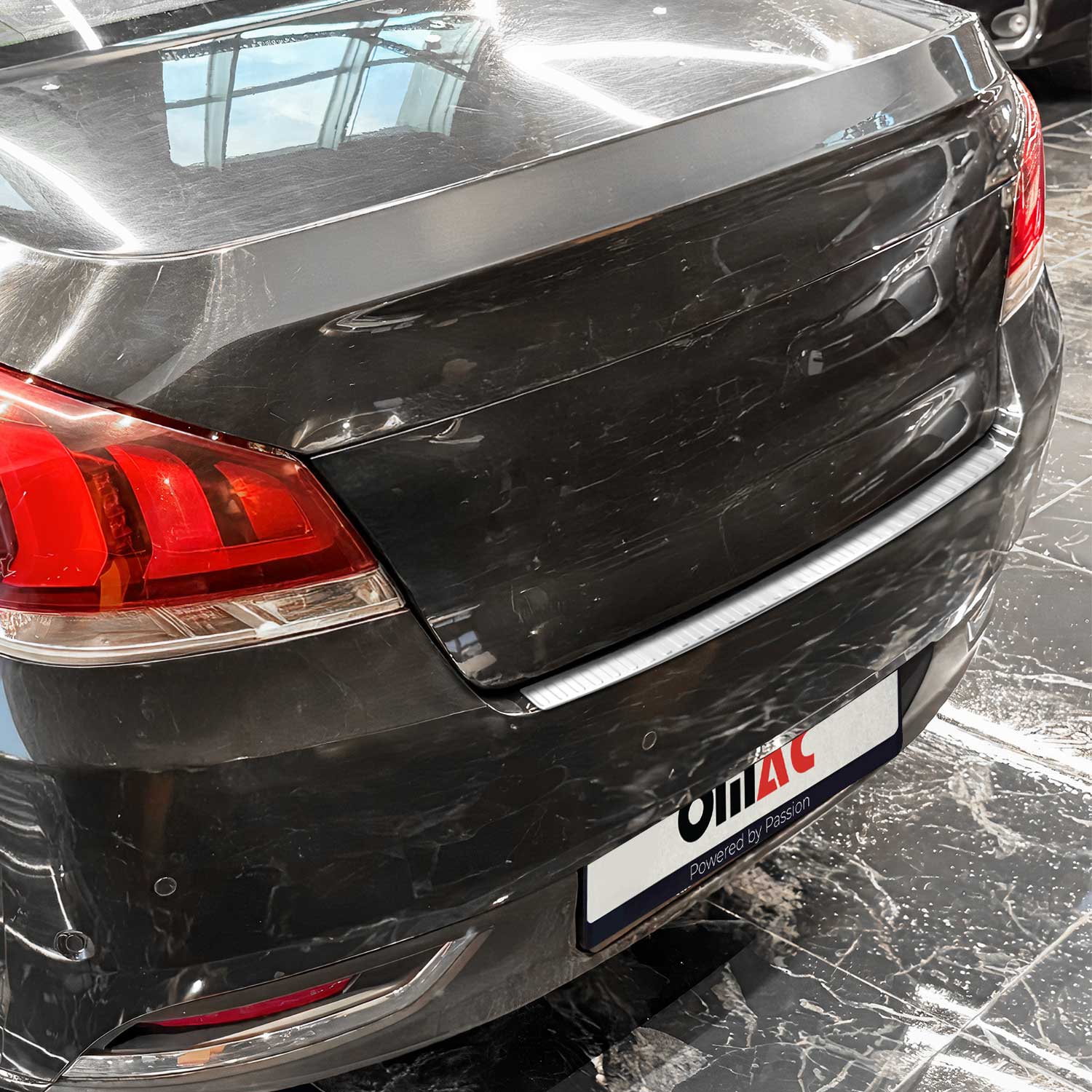 Ladekantenschutz Stoßstange für Peugeot 508 I Limo 2011-2018 Edelstahl gebürstet