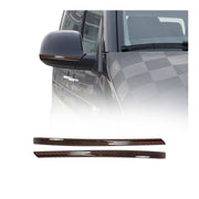 Spiegelkappen Leiste für VW Caravelle T5 2010-2015 Echt Carbon Rot Schwarz 2x