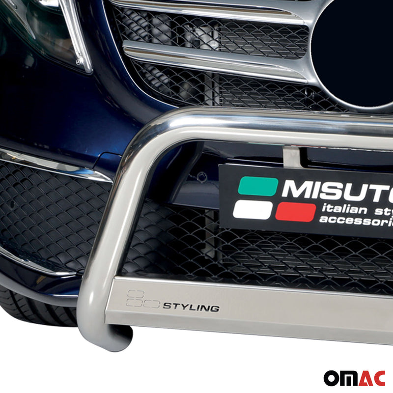 Frontbügel Frontschutzbügel für Mercedes Class 2020-2025 ø63mm Stahl Silber