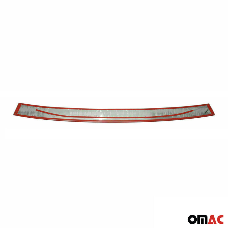 Ladekantenschutz Stoßstangenschutz für Hyundai Santa Fe 2012-15 Chrom Gebürstet