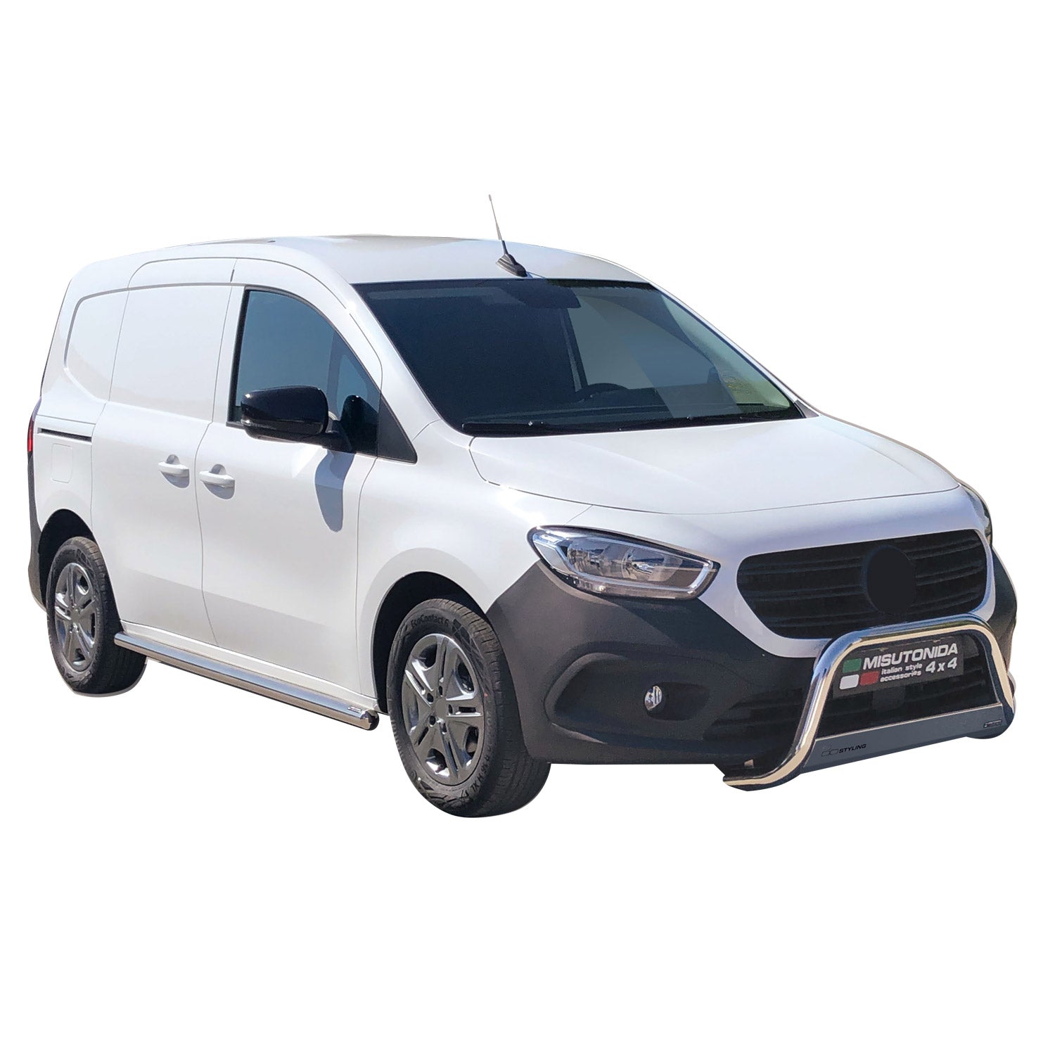 Frontbügel Frontschutzbügel für Mercedes Citan L2 2021-2026 ø63mm Stahl Silber