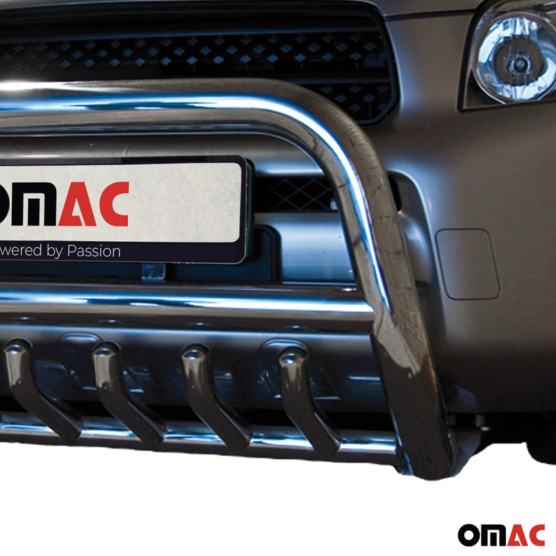 Frontbügel Frontschutzbügel für Toyota RAV4 2006-2010 mit ABE Stahl Silber