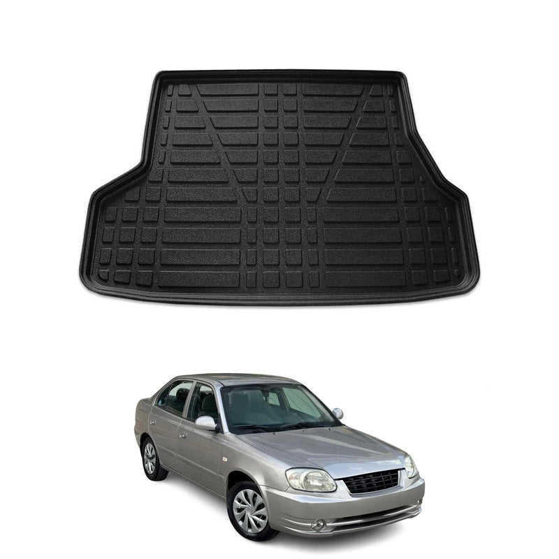 Kofferraumwanne Laderaumwanne für Hyundai Accent Era 2005-2011 Stufenheck Gummi