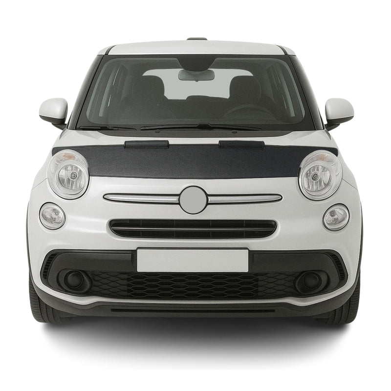Haubenbra Steinschlagschutz Bonnet Bra für Fiat 500L 2013-2024 Carbon Optik Halb