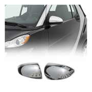Spiegelkappen Spiegelabdeckung für Smart ForTwo 2007-2015 Edelstahl Chrom 2tlg