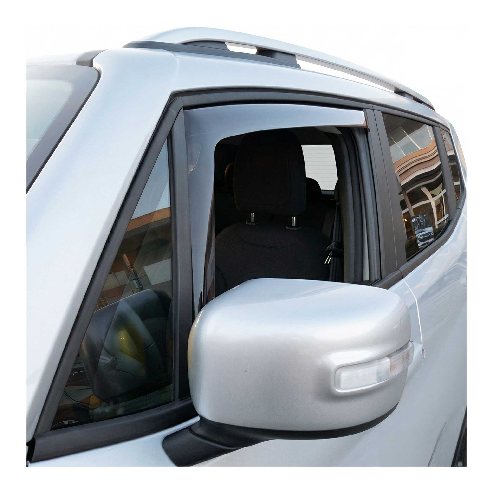 Windabweiser Regenabweiser für Land Rover Discovery 2004-2009 Dunkel Acryl 2tlg