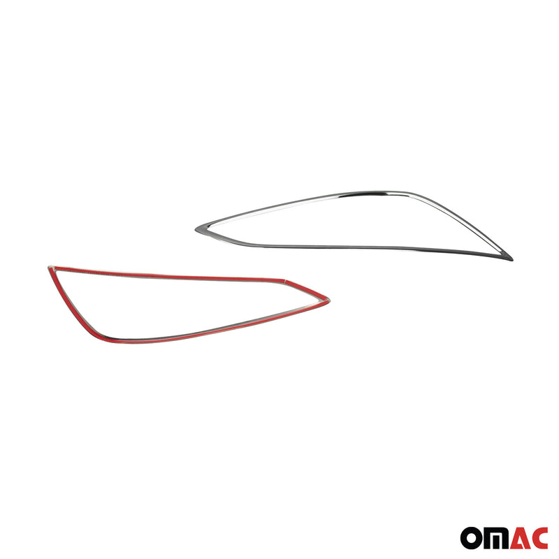 Nebelscheinwerfer Rahmen Umrandung für Hyundai i40 Wagon 2012-2021 Edelstahl 2x