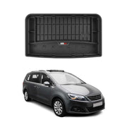 OMAC Gummi Kofferraumwanne für Seat Alhambra 2010-2020 TPE Laderaumwanne Schwarz