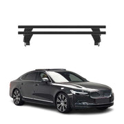 Menabo Dachträger Grundtäger für Volvo S90 2017-2025 50kg Alu Schwarz 2 tlg