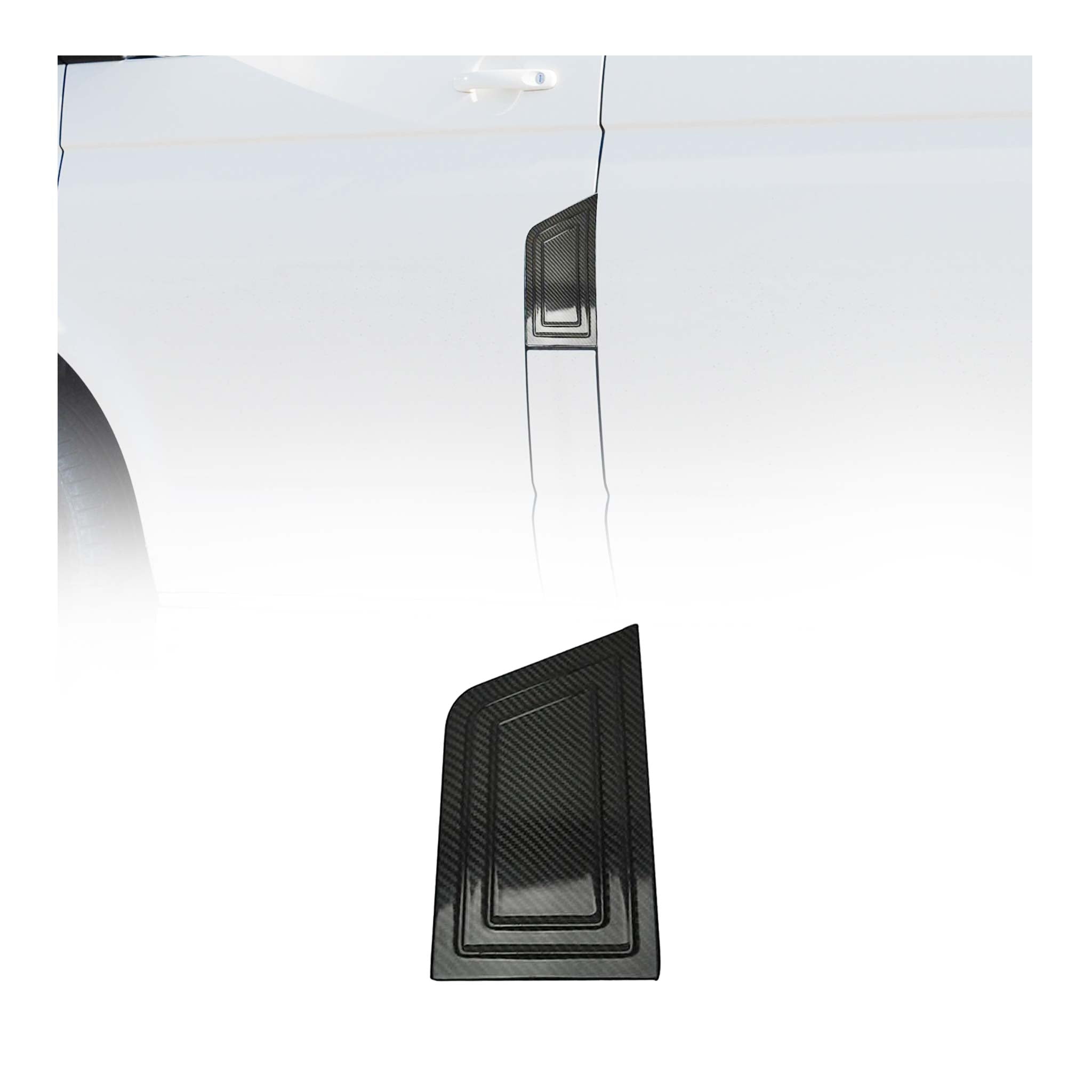 Tankdeckel Blenden Tankklappe für VW Transporter T5 2003-2015 Kohlefaser Carbon
