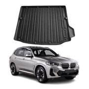 Kofferraumwanne Laderaumwanne für BMW iX3 G08 2020-2024 Gummi TPE Schwarz